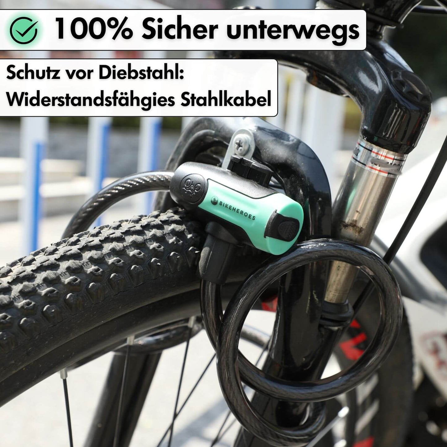 Premium Radschloss - Schutz vor Diebstahl