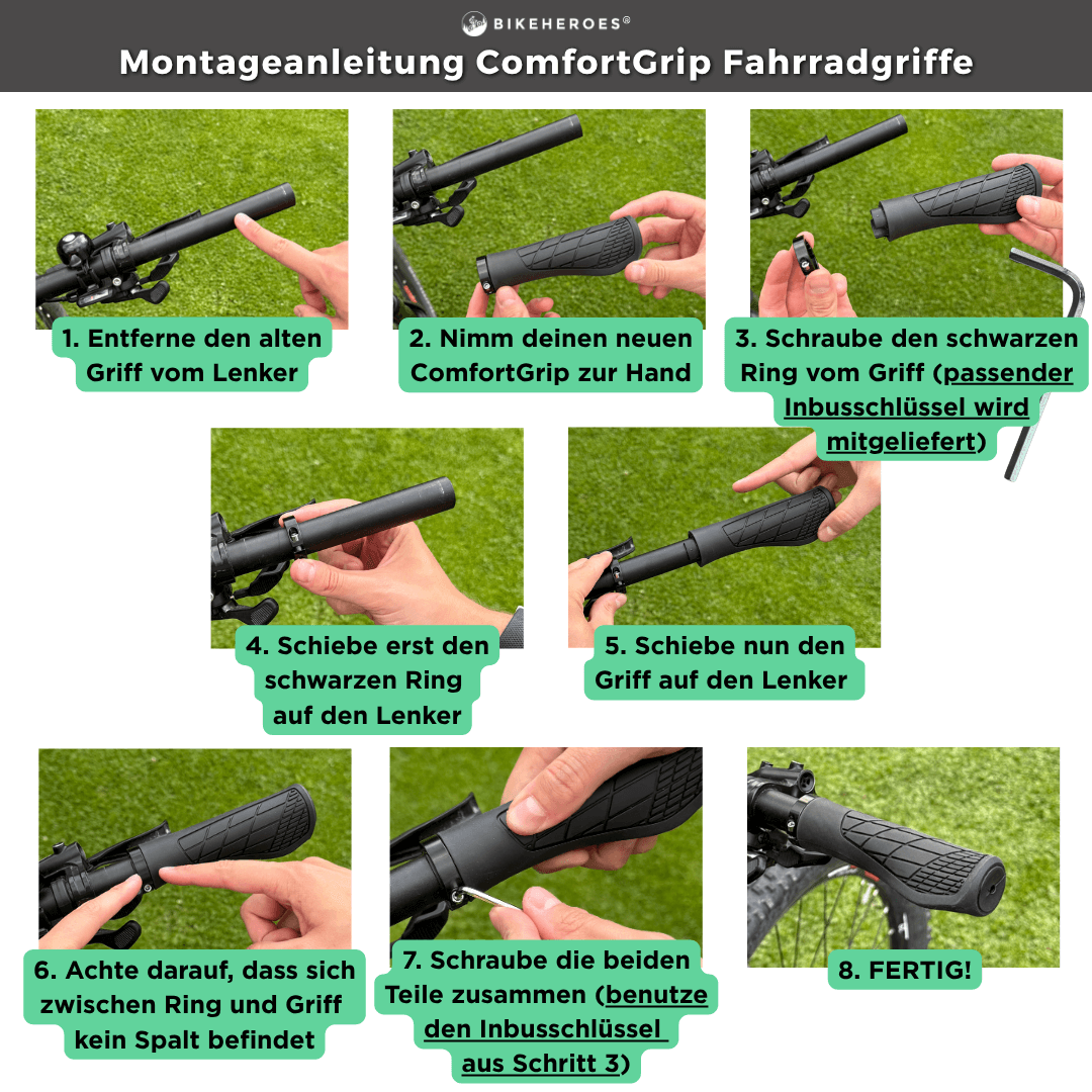 ComfortGrip - Ergonomische Fahrradgriffe