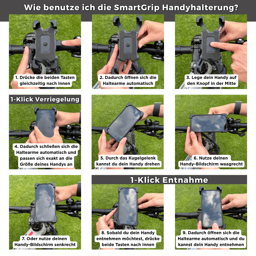 SmartGrip Handyhalterung (für alle Smartphones geeignet)